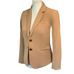 J. Crew Camel Schoolboy 2-Button Blazer Sz XS
